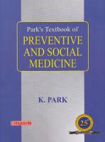 Park's Textbook of Preventive and Social Medicine [25 ed.]
 9382219153, 9789382219156