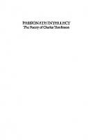 Passionate intellect: the poetry of Charles Tomlinson
 9780853235538, 0853235538, 9780853235439, 0853235430