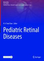Pediatric Retinal Diseases (Retina Atlas)
 9811913633, 9789811913631