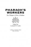 Pharaoh's Workers: The Villagers of Deir el Medina
 9781501727610
