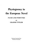 Physiognomy in the European Novel: Faces and Fortunes [Course Book ed.]
 9781400857265