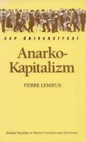 Pierre Lemieux - Anarko-Kapitalizm [9]
 9754703809