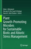 Plant Growth-Promoting Microbes for Sustainable Biotic and Abiotic Stress Management
 3030665860, 9783030665869