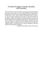 Pluralistic Struggles in Gender, Sexuality and Coloniality: Challenging Swedish Exceptionalism [1st ed.]
 9783030474317, 9783030474324