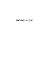 Poetics of History: Rousseau and the Theater of Originary Mimesis
 082328235X, 9780823282357