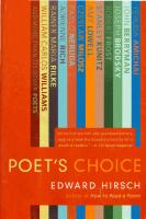 Poet's choice [1st ed]
 9780151013562, 9780156032674, 015101356X