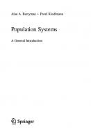 Population Systems: A General Introduction
 1402068182, 9781402068188