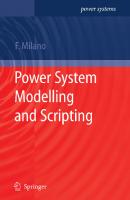 Power System Modelling and Scripting (Power Systems)
 9783642136689, 3642136680