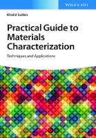 Practical Guide to Materials Characterization: Techniques and Applications
 3527350713, 9783527350711