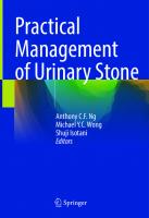 Practical Management of Urinary Stone
 9811641927, 9789811641923