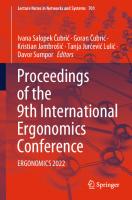 Proceedings of the 9th International Ergonomics Conference: ERGONOMICS 2022 (Lecture Notes in Networks and Systems, 701)
 3031339851, 9783031339851