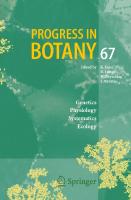 Progress in Botany, Vol. 67 (Progress in Botany, 67)
 9783540279976, 3540279970