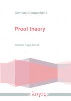Proof Theory [1 ed.]
 9783832589998, 9783832533038