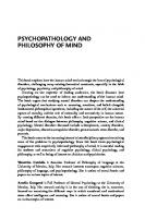 Psychopathology and Philosophy of Mind: What Mental Disorders Can Tell Us About Our Minds [1 ed.]
 0367444577, 9780367444570