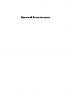 Race and Remembrance: A Memoir (African American Life) [1 ed.]
 0814333702, 9780814333709