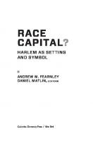 Race Capital?: Harlem as Setting and Symbol
 9780231544801