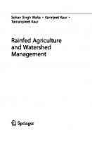 Rainfed Agriculture and Watershed Management
 9819984246, 9789819984244