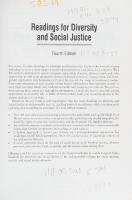 Readings for Diversity and Social Justice 4th edition [4 ed.]
 9781138055278, 9781138055285