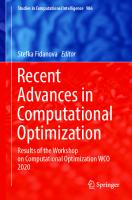 Recent Advances in Computational Optimization: Results of the Workshop on Computational Optimization WCO 2020 (Studies in Computational Intelligence, 986)
 3030823962, 9783030823962