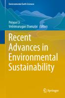 Recent Advances in Environmental Sustainability (Environmental Earth Sciences)
 303134782X, 9783031347825