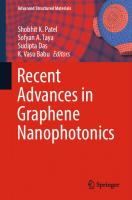 Recent Advances in Graphene Nanophotonics
 3031289412, 9783031289415