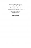 Rechtsstaatliche Anforderungen an völkerstrafrechtliche Verfahren [1 ed.]
 9783428538348, 9783428138340