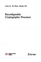Reconfigurable Cryptographic Processor
 9811088985, 9789811088988