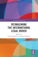 Reimagining the International Legal Order
 1032469331, 9781032469331