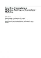 Restructuring of Food Retail Markets in Countries of the Global South: The Case of Emerging Supermarkets in Dhaka, Bangladesh (Handel und ... Retailing and International Marketing)
 3658333146, 9783658333140