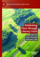 Rethinking Place through Literary Form (Geocriticism and Spatial Literary Studies)
 3030964930, 9783030964931