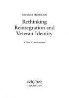 Rethinking Reintegration and Veteran Identity: A New Consciousness
 3030937534, 9783030937539