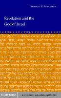 Revelation and the God of Israel
 0511042272, 052181202X