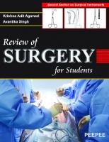 Review of Surgery for Students
 9811156083, 9788184451672