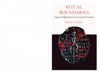 Ritual Boundaries: Magic and Differentiation in Late Antique Christianity
 0520399188, 9780520399181