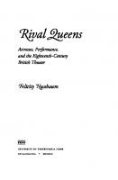 Rival Queens: Actresses, Performance, and the Eighteenth-Century British Theater
 9780812206890