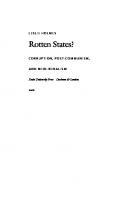 Rotten States?: Corruption, Post-Communism, and Neoliberalism
 9780822387732