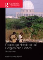 Routledge Handbook of Religion and Politics [2 ed.]
 9781138826991, 9781315643922