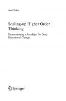 Scaling-up Higher Order Thinking: Demonstrating a Paradigm for Deep Educational Change
 3031159667, 9783031159664