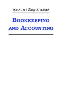 Schaum's Easy Outline Bookkeeping and Accounting [1 ed.]
 0071422404