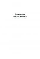 Security in South America: The Role of States and Regional Organizations
 9781626371699