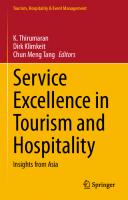 Service Excellence in Tourism and Hospitality: Insights from Asia (Tourism, Hospitality & Event Management)
 3030576930, 9783030576936
