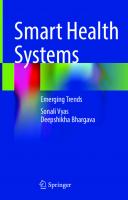 Smart Health Systems: Emerging Trends
 9811642001, 9789811642005