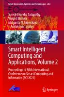 Smart Intelligent Computing and Applications, Volume 2: Proceedings of Fifth International Conference on Smart Computing and Informatics (SCI 2021) (Smart Innovation, Systems and Technologies, 283)
 9811697043, 9789811697043