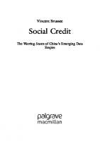 Social Credit: The Warring States of China’s Emerging Data Empire
 9819921880, 9789819921881