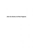 Solon the Athenian, the Poetic Fragments
 9789004174788, 9004174788