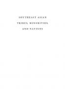 Southeast Asian Tribes, Minorities, and Nations, Volume 1
 9781400887620