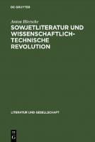 Sowjetliteratur und wissenschaftlich-technische Revolution [Reprint 2021 ed.]
 9783112592380, 9783112592373