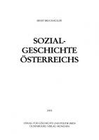 Sozialgeschichte Österreichs
 9783205159049, 3702803610, 3486564102, 9783205779988