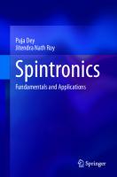 Spintronics: Fundamentals and Applications
 9811600686, 9789811600685