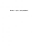 Spiritual Guidance on Mount Athos [1 ed.]
 3034318944, 9783034318945